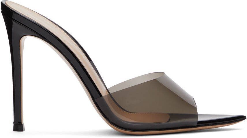 Gianvito Rossi Black Elle 105 Heeled Sandals - Picture 5