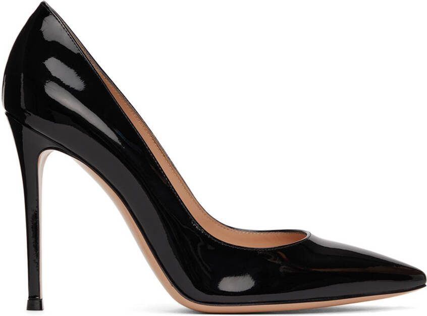 Gianvito Rossi Black Gianvito 105 Heels - Picture 5