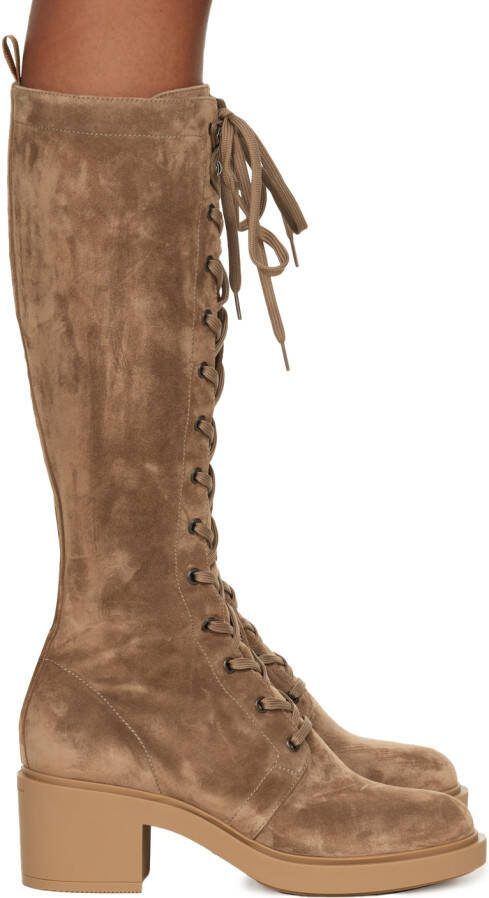 Gianvito Rossi Brown Foster Boots - Picture 2
