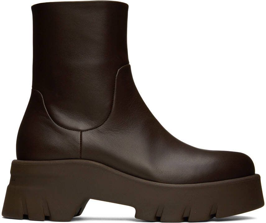 Gianvito Rossi Brown Montey Boots - Picture 5