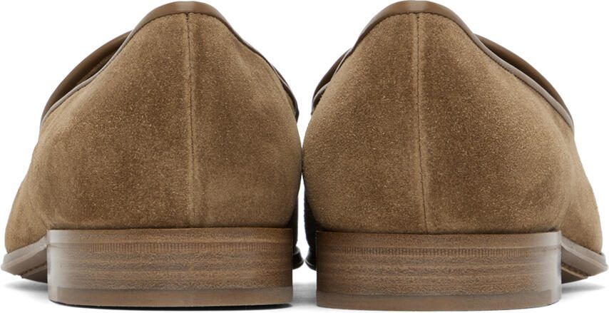 Gianvito Rossi Beige Julio Loafers