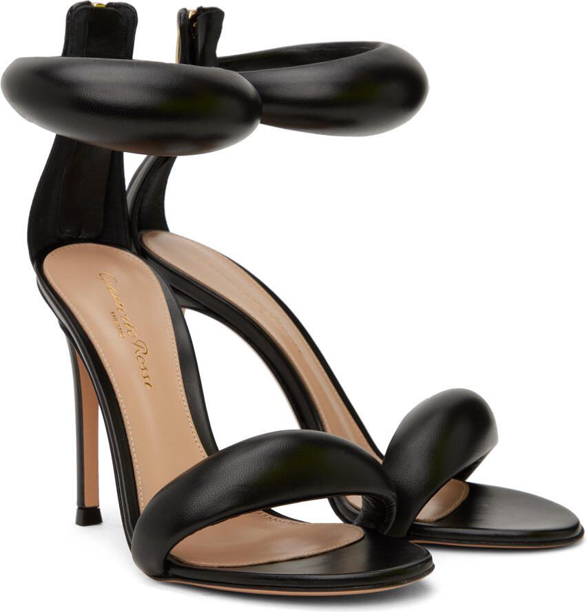 Gianvito Rossi Black Bijoux Heeled Sandals