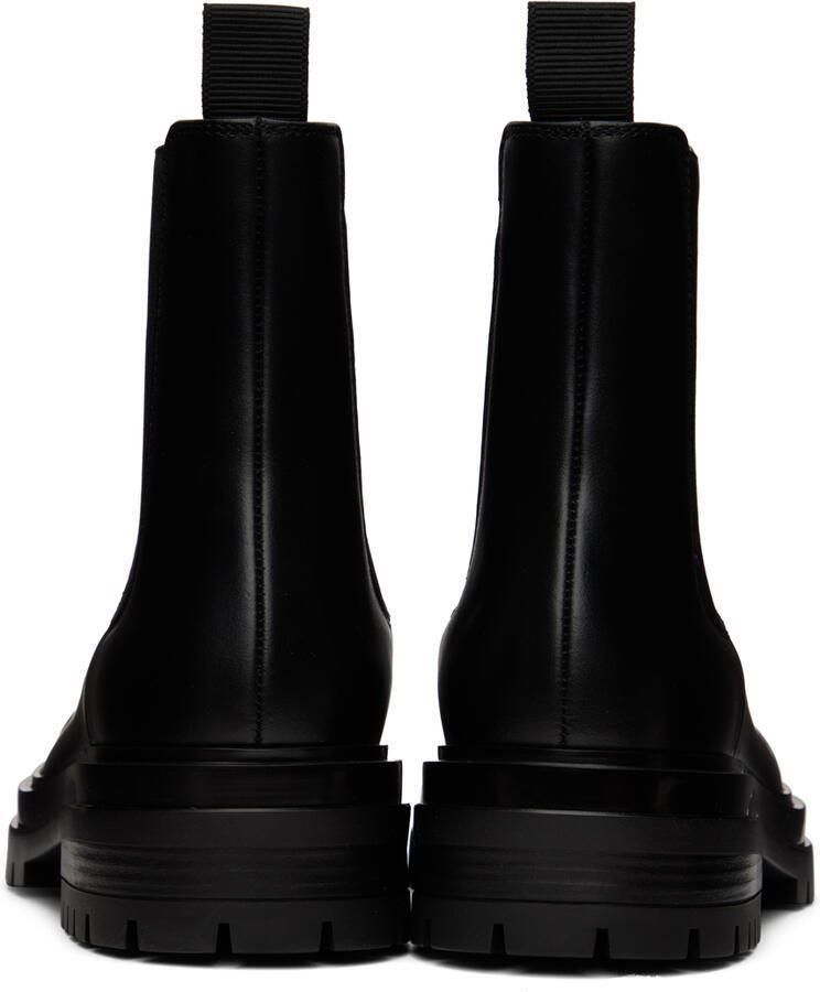 Gianvito Rossi Black Chester Chelsea Boots