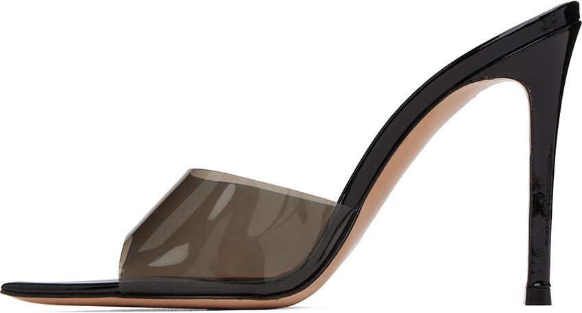 Gianvito Rossi Black Elle 105 Heeled Sandals - Picture 3