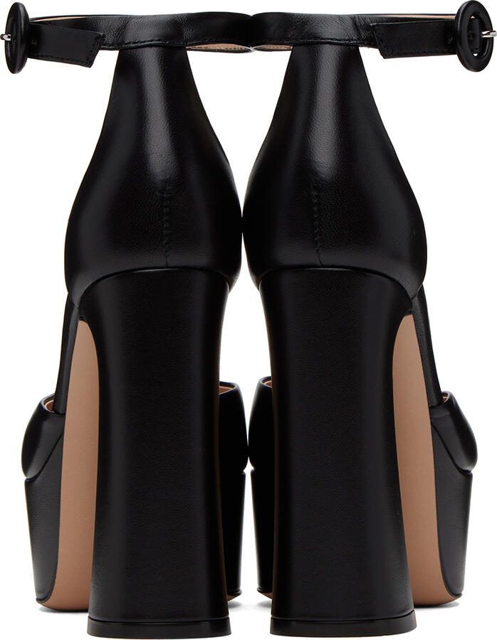 Gianvito Rossi Black Holly D'Orsay Heels - Picture 3
