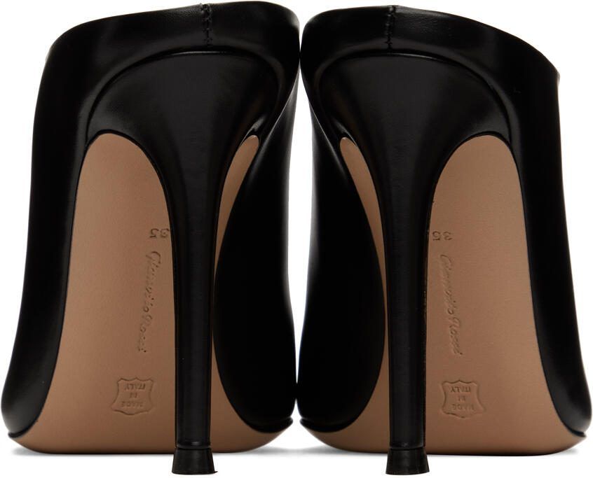 Gianvito Rossi Black Nova Heeled 105 Heels