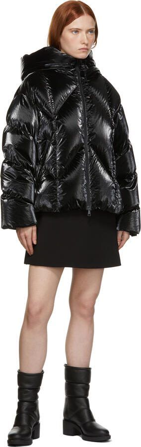 Gianvito Rossi Black Quilted Shearling Ankle Boots - Picture 4