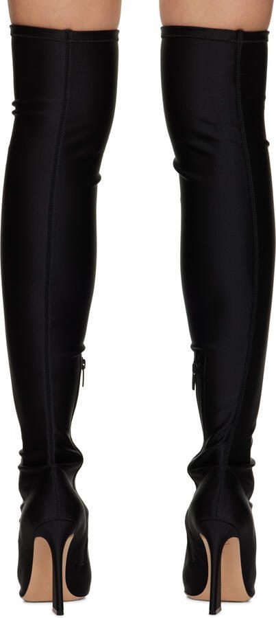 Gianvito Rossi Black Vertigo Tall Boots