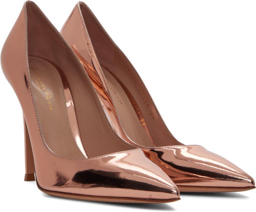 Gianvito Rossi Brown Gianvito 105 Heels - Picture 2