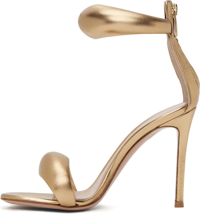 Gianvito Rossi Gold Bijoux Heeled Sandals