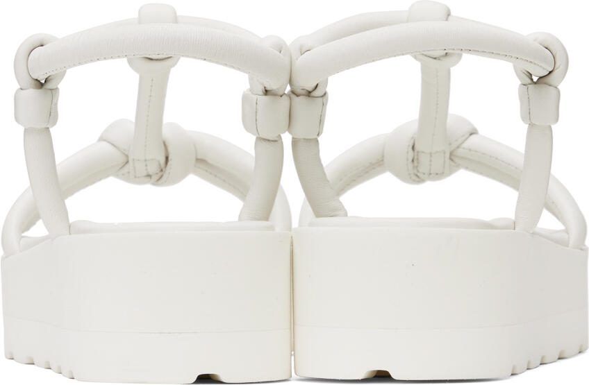 Gianvito Rossi White Marine Flat Sandals