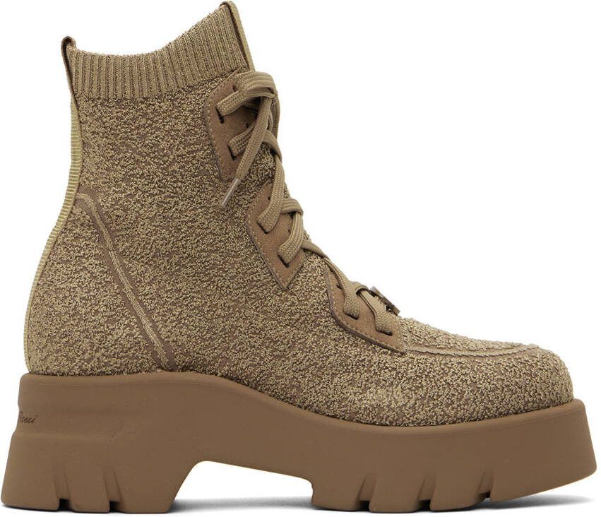 Gianvito Rossi Tan Lambert Boots