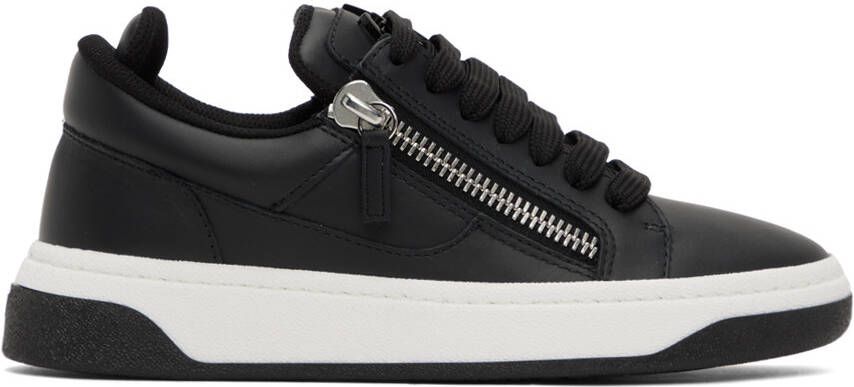 Giuseppe Zanotti Black  White Gz94 Sneakers - Picture 5