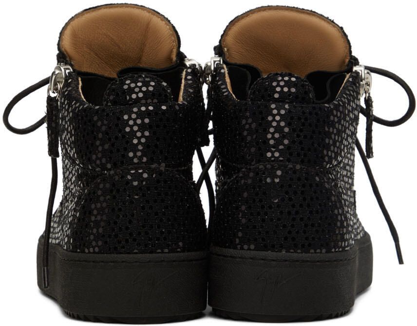 Giuseppe Zanotti Black  Gold Kriss Sneakers