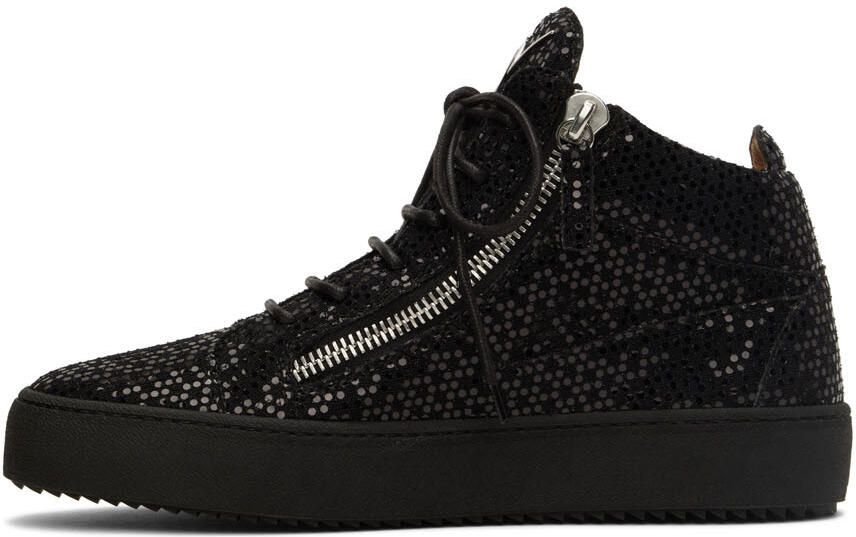 Giuseppe Zanotti Black  Gold Kriss Sneakers - Picture 3