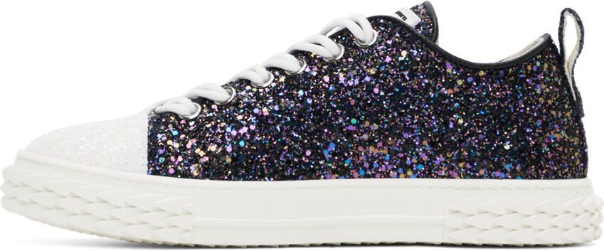 Giuseppe Zanotti Black  White Blabber Sneakers - Picture 3