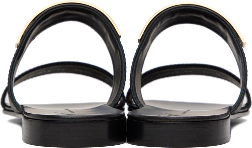 Giuseppe Zanotti Black Zak Sandals