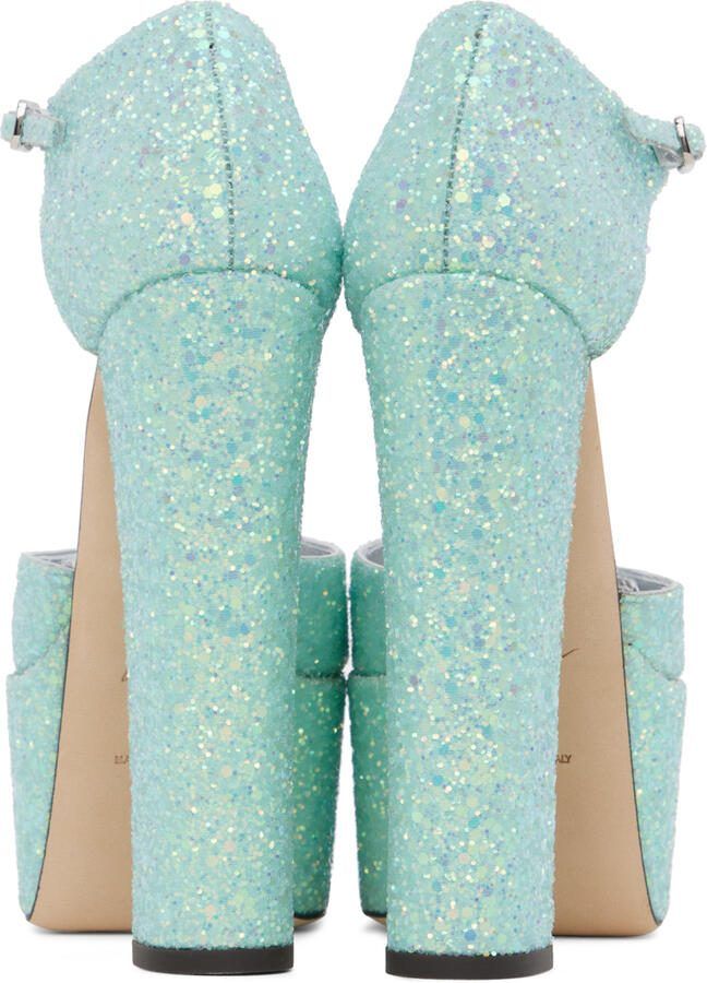 Giuseppe Zanotti Blue Bebe Heels - Picture 3