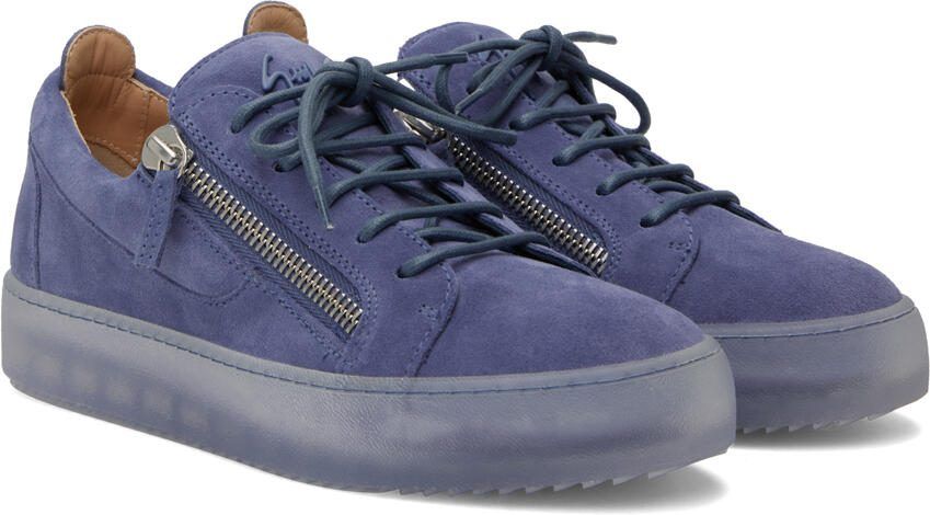 Giuseppe Zanotti Blue Frankie Sneakers - Picture 2