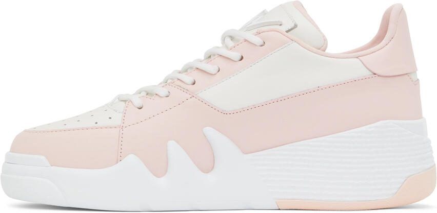 Giuseppe Zanotti Pink  White Talon Sneakers - Picture 3