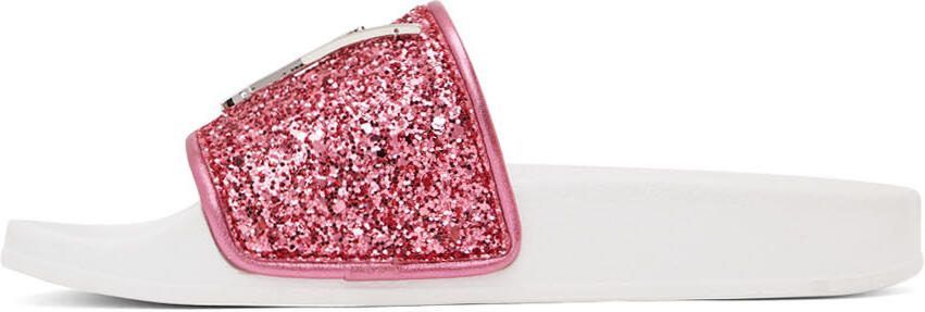 Giuseppe Zanotti Pink New Laburela Pool Slides - Picture 4