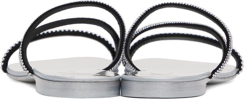 Giuseppe Zanotti Silver Julianne Sandals
