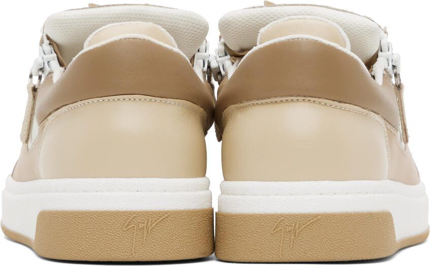 Giuseppe Zanotti White  Beige GZ Sneakers