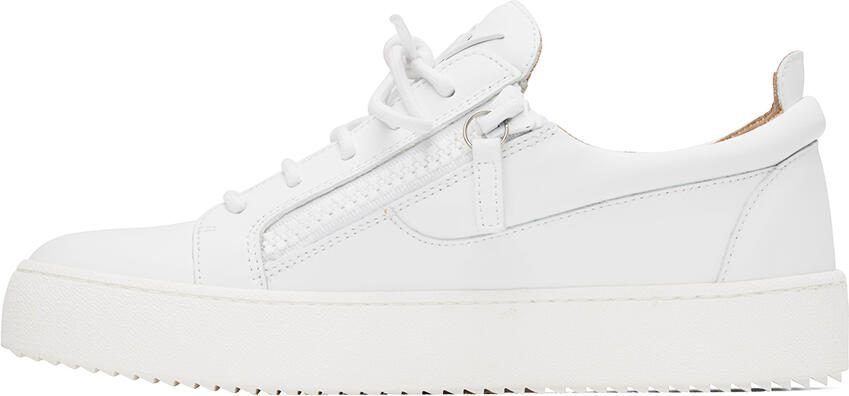 Giuseppe Zanotti White Frankie Sneakers - Picture 3