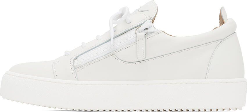 Giuseppe Zanotti White Frankie Sneakers - Picture 3
