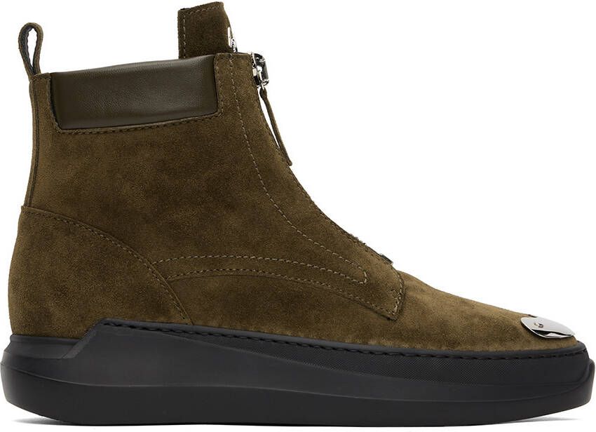 Giuseppe Zanotti Khaki Kashton Sneakers