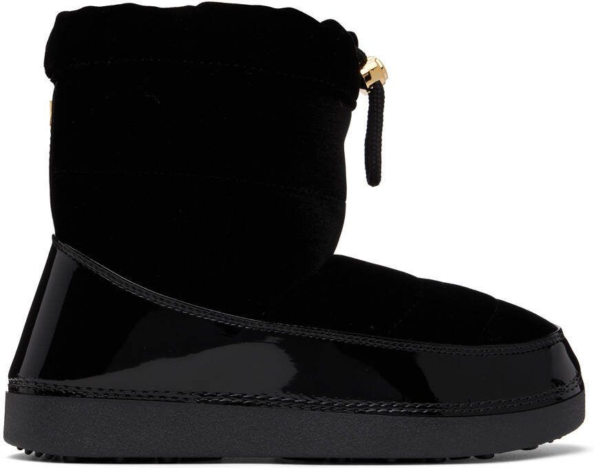 Giuseppe Zanotti SSENSE Exclusive Black Quilted Boots - Picture 5