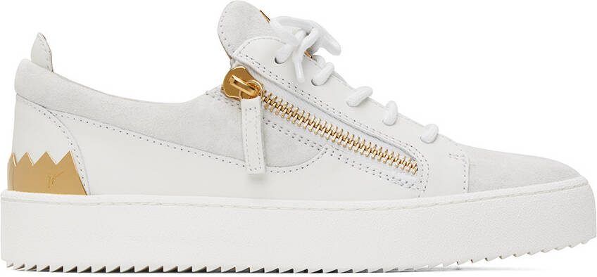 Giuseppe Zanotti White Frankie Sneakers