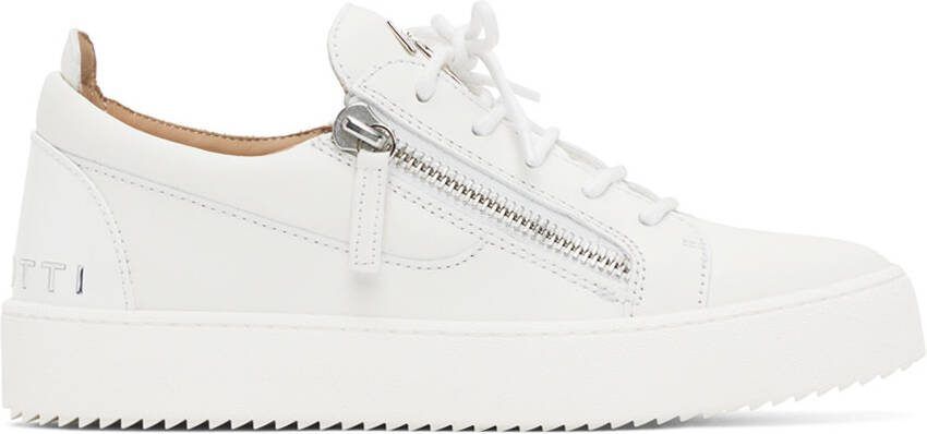 Giuseppe Zanotti White Frankie Sneakers