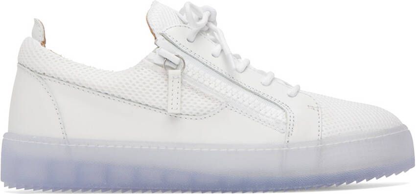 Giuseppe Zanotti White Frankie Sneakers - Picture 5