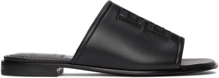 Givenchy Black 4G Cut-Out Sandals - Picture 5