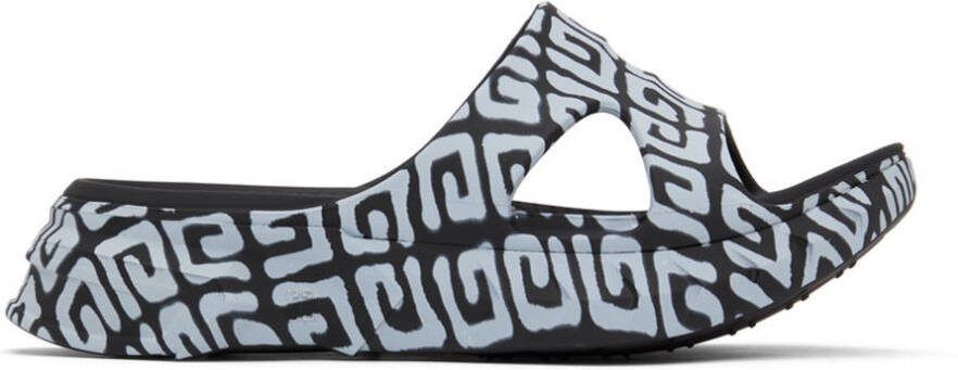 Givenchy Black  White Marshmallow Sandals - Picture 4