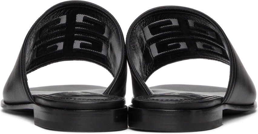 Givenchy Black 4G Cut-Out Sandals - Picture 2