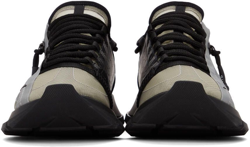 Givenchy Black  Grey Spectre Zip Sneakers - Picture 3