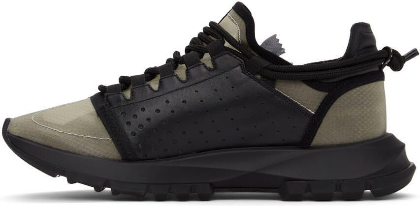 Givenchy Black  Grey Spectre Zip Sneakers - Picture 4