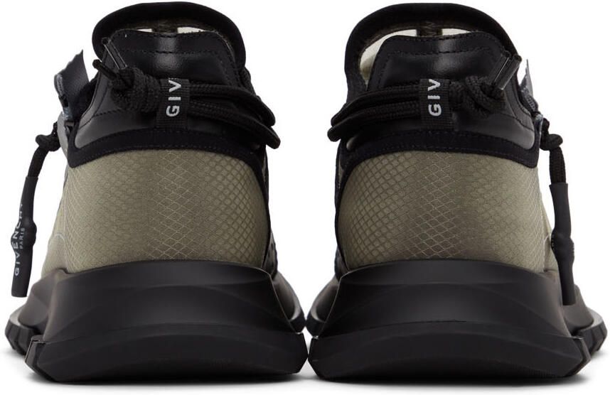 Givenchy Black  Grey Spectre Zip Sneakers - Picture 2