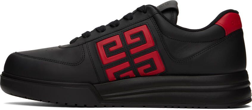 Givenchy Black  Red G4 Sneakers - Picture 3