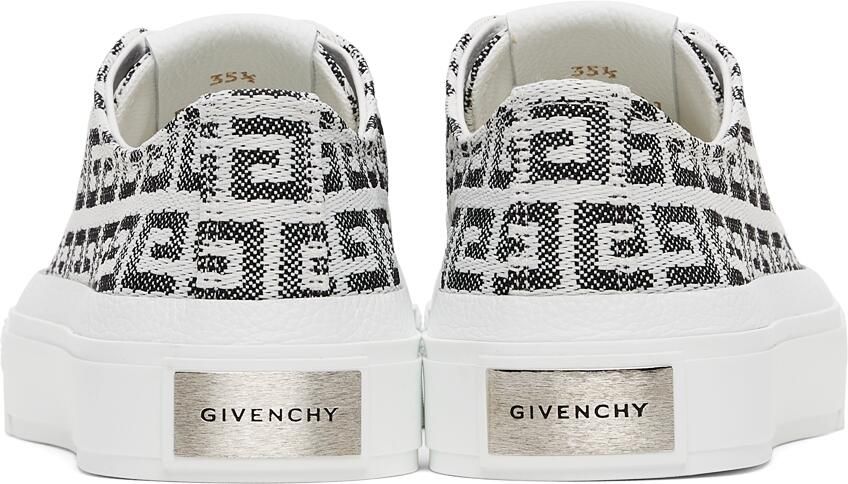 Givenchy Black  White 4G City Sneakers - Picture 2