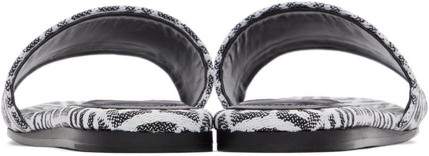 Givenchy Black  White 4G Sandals - Picture 2