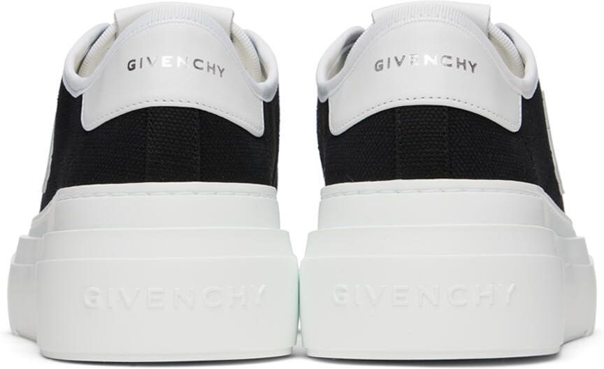 Givenchy Black  White City Platform Sneakers
