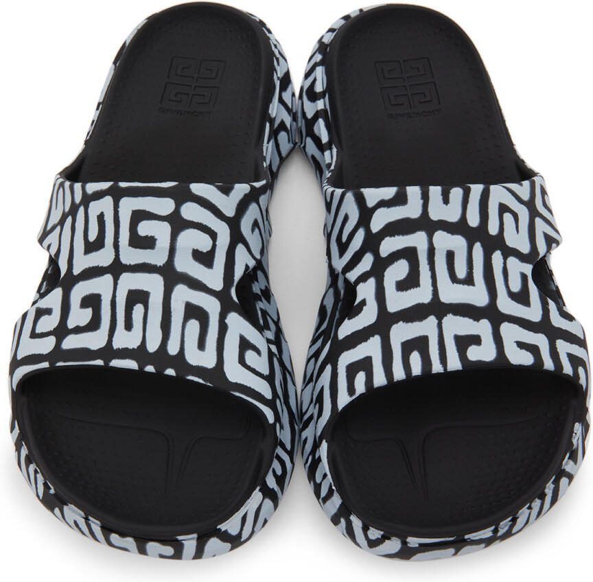 Givenchy Black  White Marshmallow Sandals