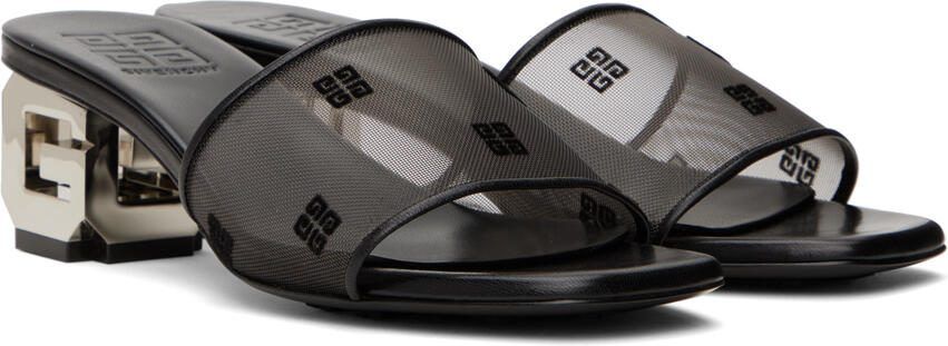 Givenchy Black G Cube Heeled Sandals - Picture 2