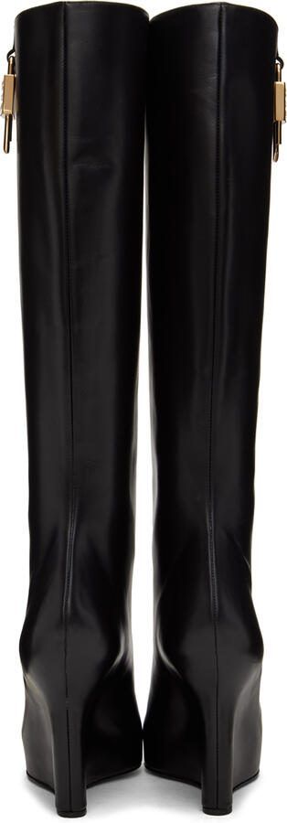 Givenchy Black G-Lock Boots - Picture 3