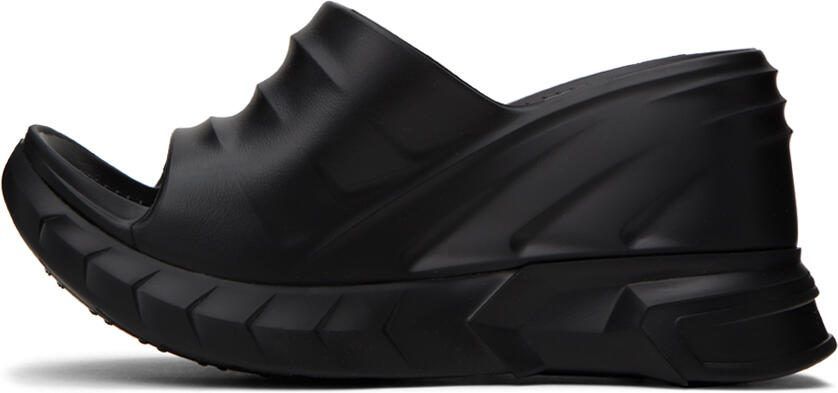 Givenchy Black Marshmallow Heeled Sandals - Picture 3