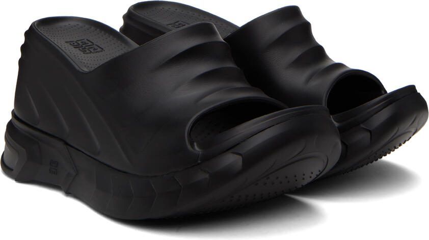 Givenchy Black Marshmallow Heeled Sandals