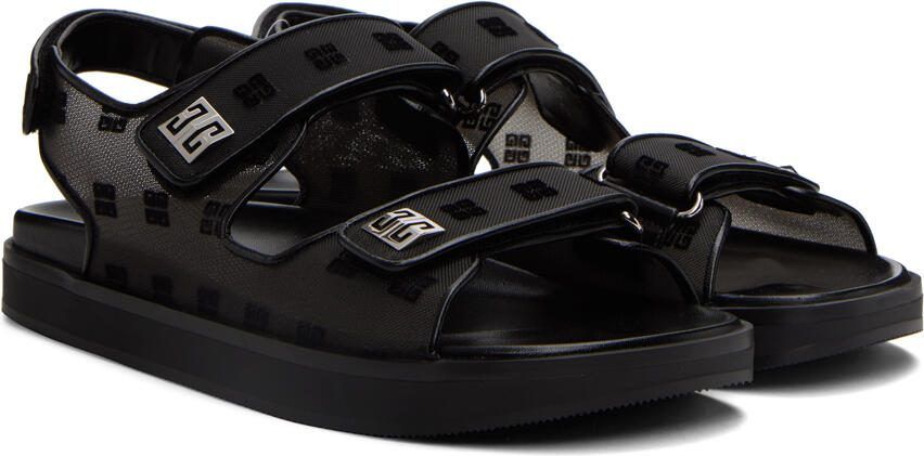 Givenchy Black Strap Sandals